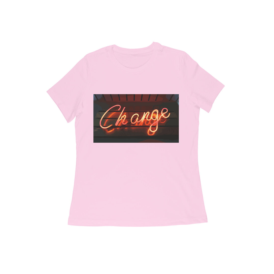 WOMEN'S ROUND NECK T-SHIRT β Change puraidoprints