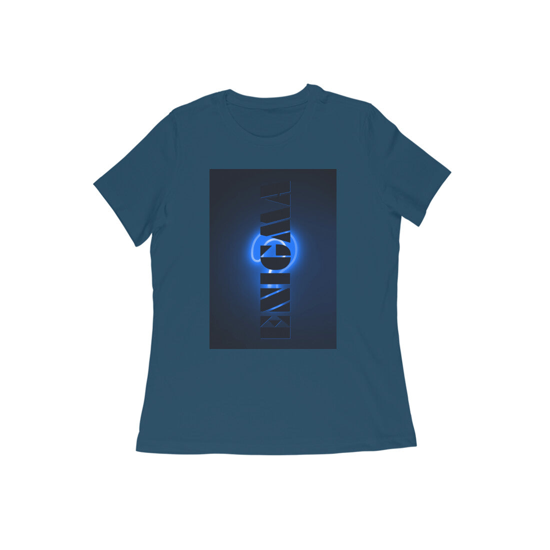 WOMEN'S ROUND NECK T-SHIRT β Enigma puraidoprints