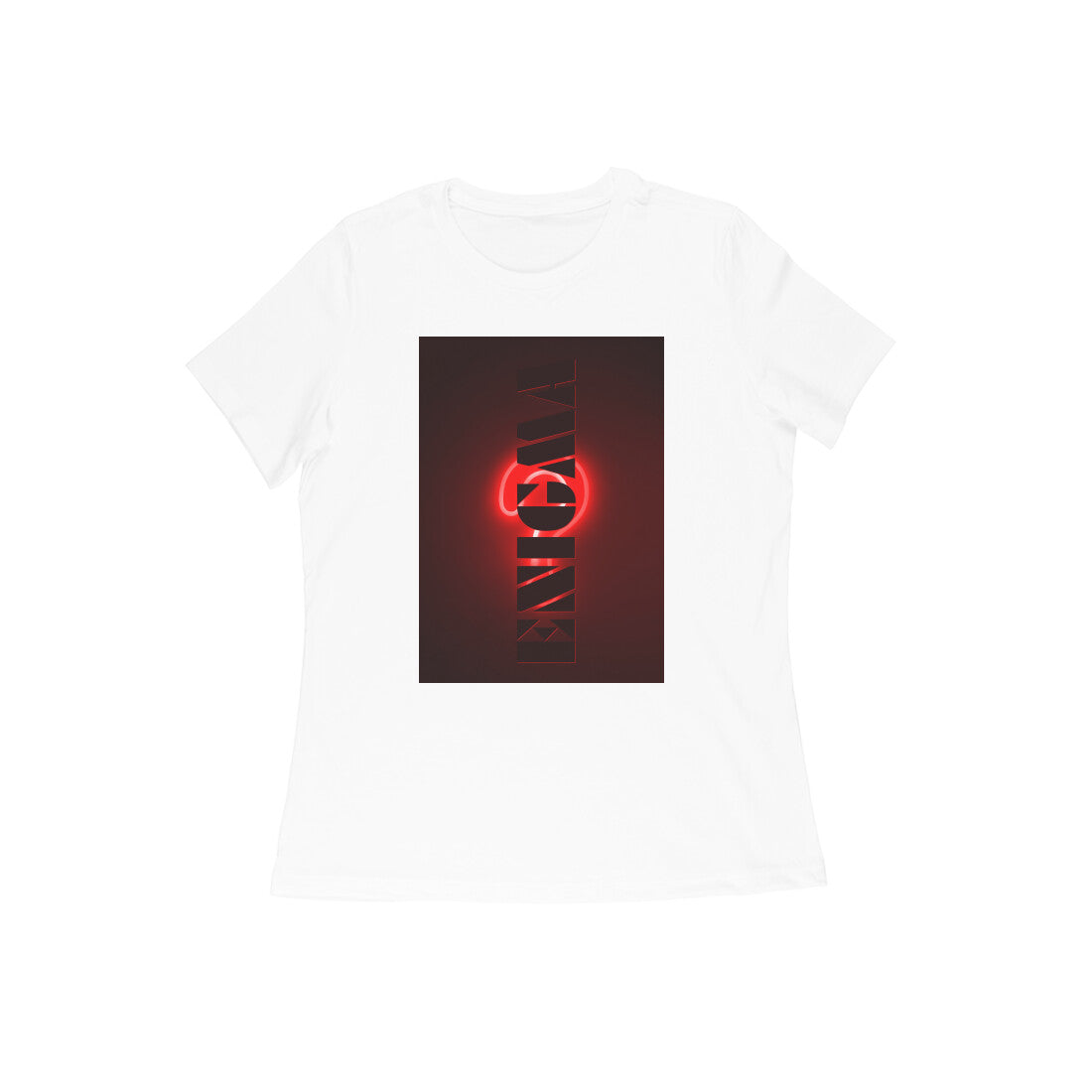 WOMEN'S ROUND NECK T-SHIRT β Enigma puraidoprints