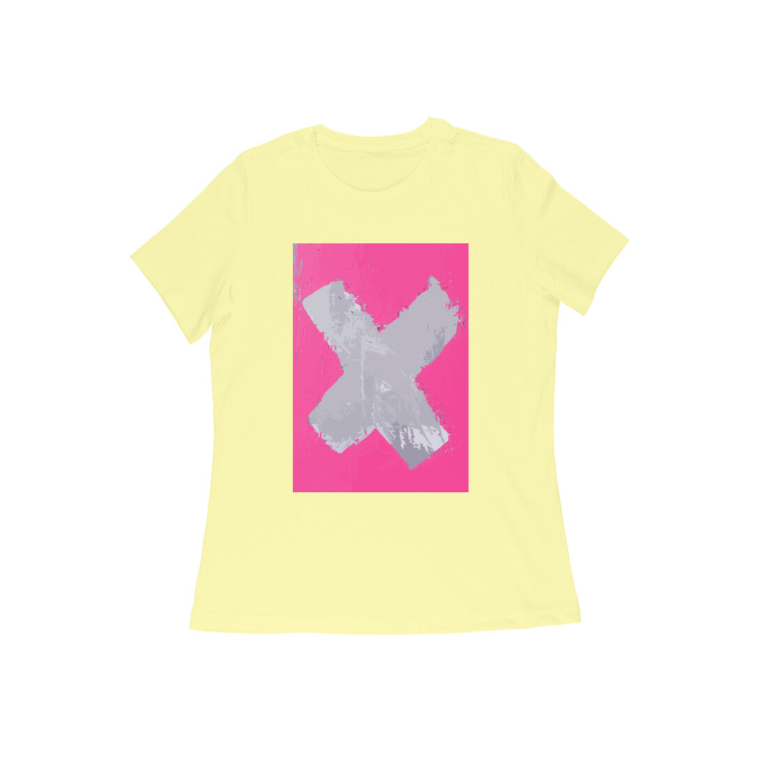 WOMEN'S ROUND NECK T-SHIRT β No β X puraidoprints