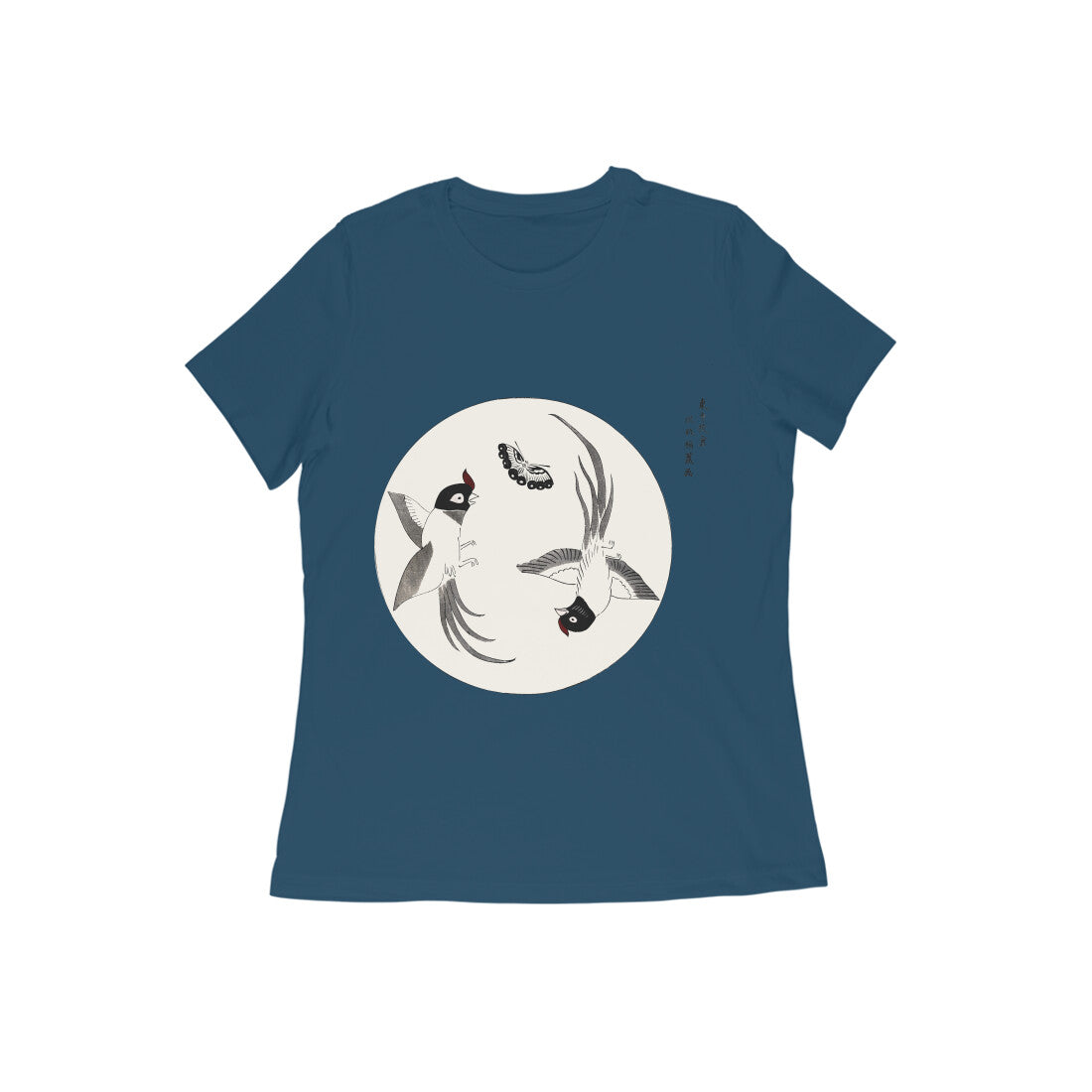 WOMEN'S ROUND NECK T-SHIRT- Taguchi Series (1) design Collection puraidoprints