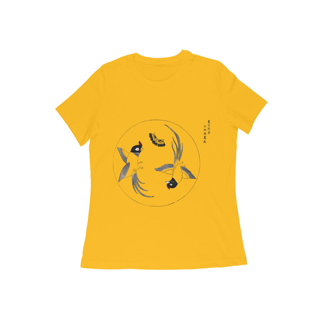 WOMEN'S ROUND NECK T-SHIRT- Taguchi Series (1) design Collection puraidoprints