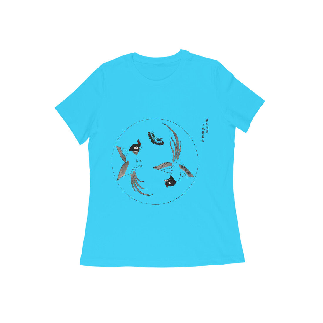 WOMEN'S ROUND NECK T-SHIRT- Taguchi Series (1) design Collection puraidoprints