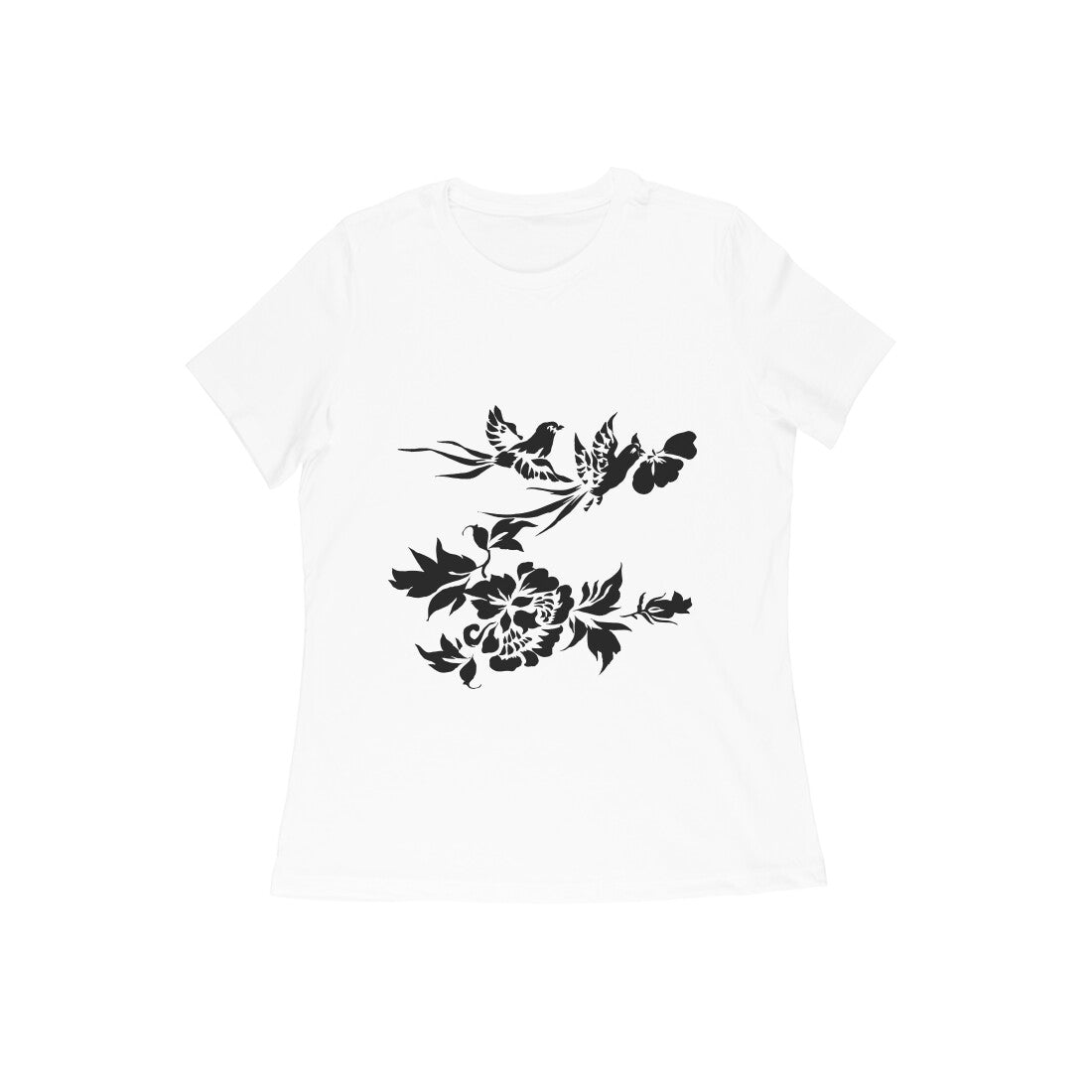 WOMEN'S ROUND NECK T-SHIRT- Taguchi Series (1) design Collection puraidoprints