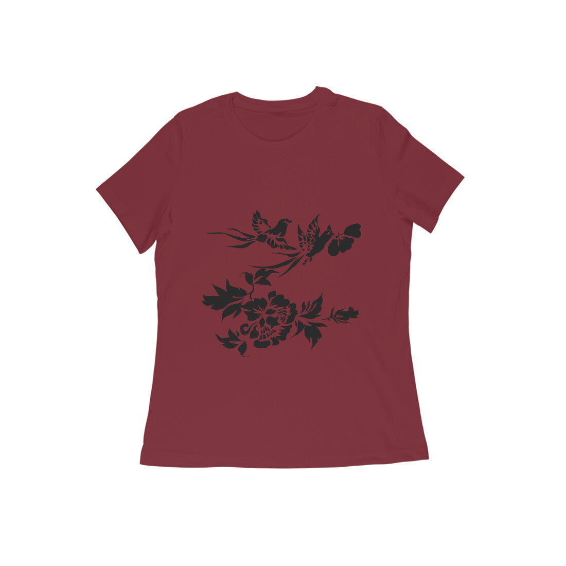 WOMEN'S ROUND NECK T-SHIRT- Taguchi Series (1) design Collection puraidoprints