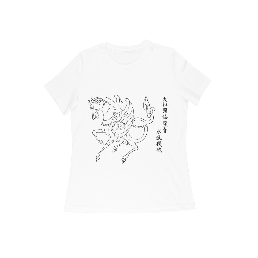 WOMEN'S ROUND NECK T-SHIRT- Taguchi Series (1) design Collection puraidoprints
