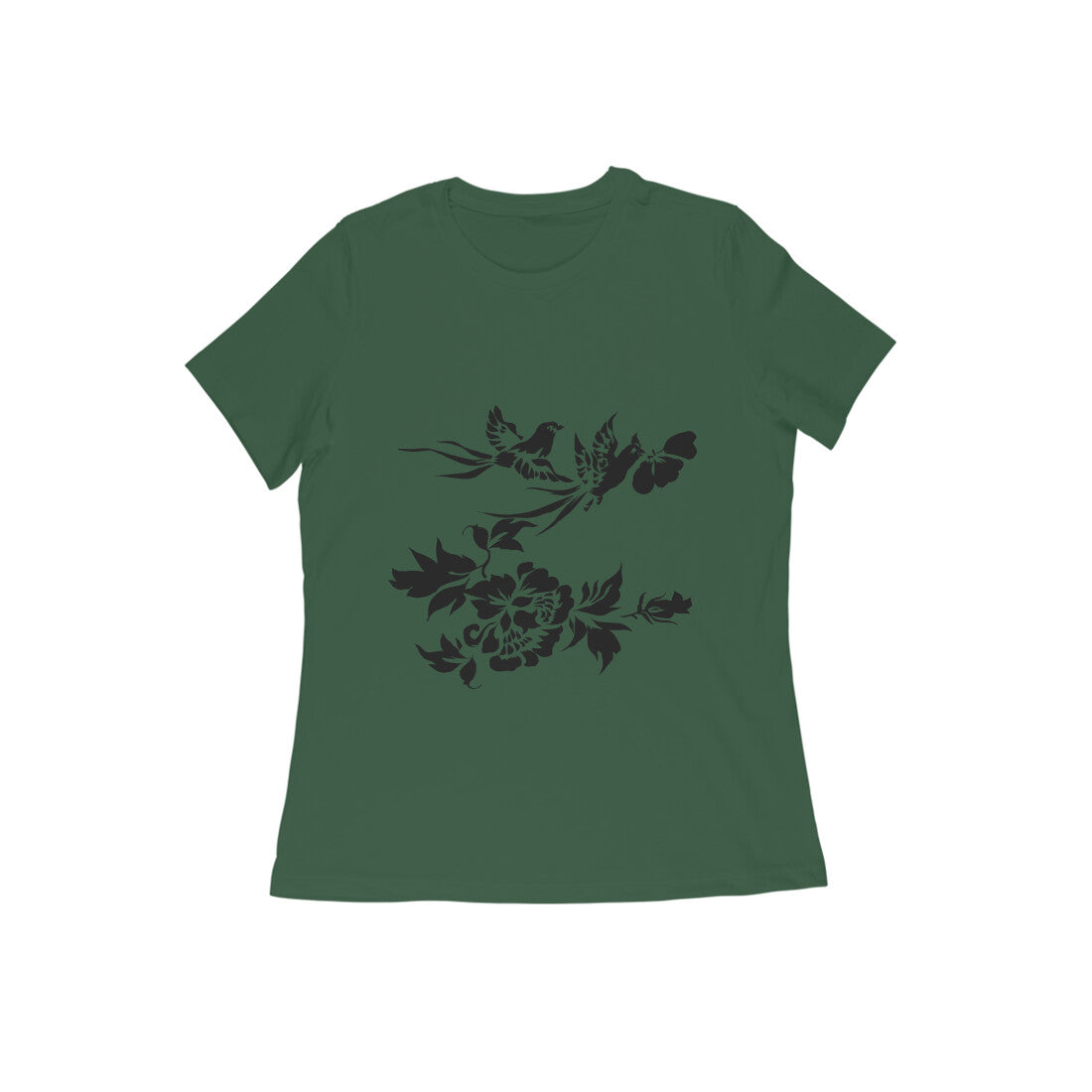 WOMEN'S ROUND NECK T-SHIRT- Taguchi Series (1) design Collection puraidoprints