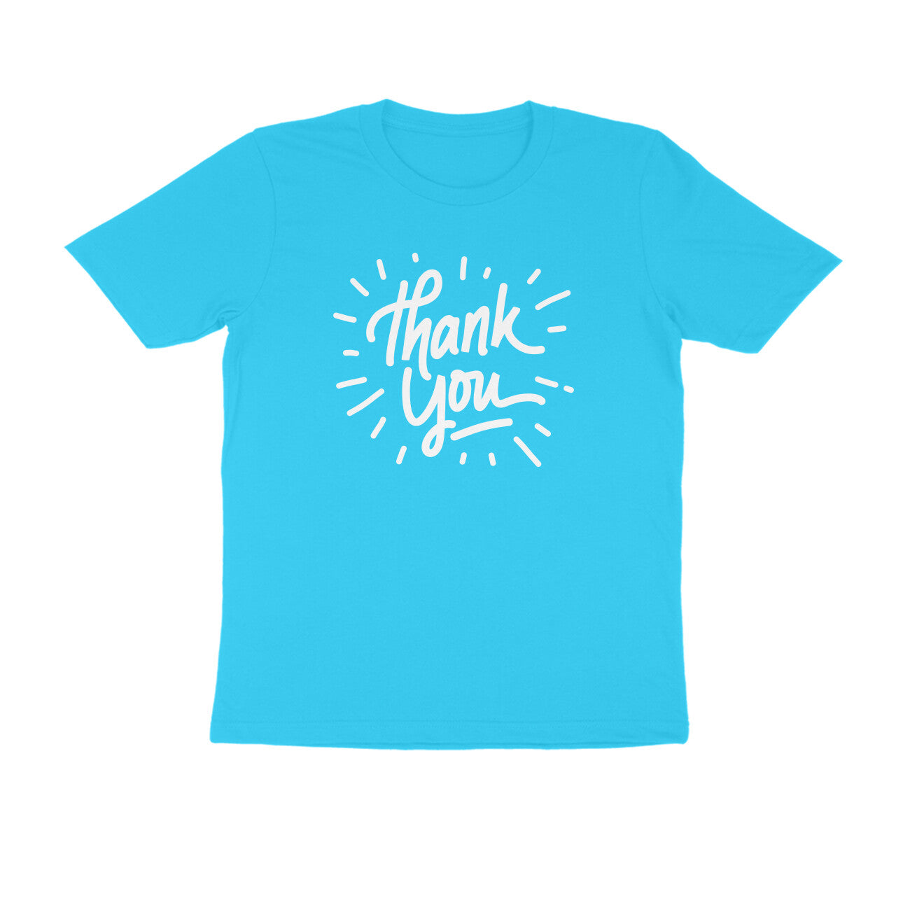 Half Sleeve Round Neck T-Shirt β Thank you 3