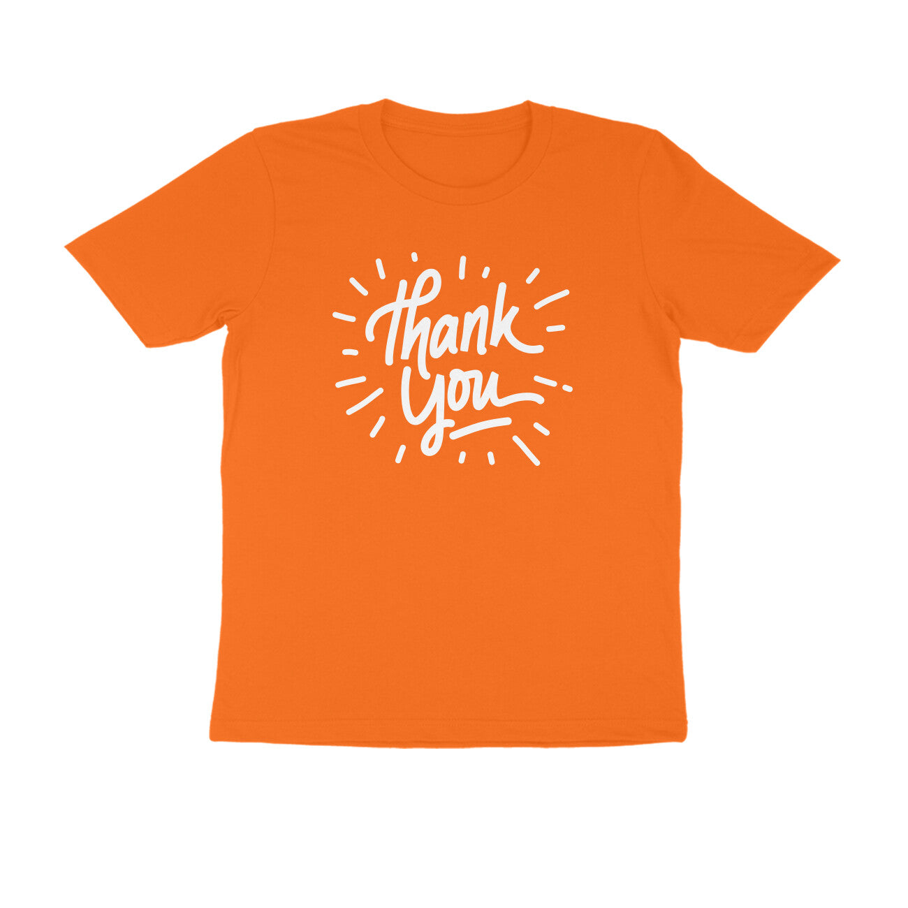 Half Sleeve Round Neck T-Shirt β Thank you 3