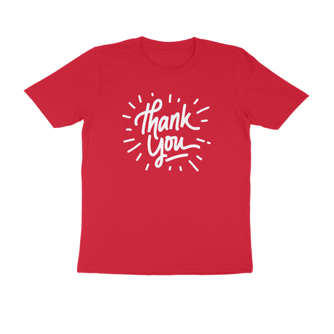 Half Sleeve Round Neck T-Shirt β Thank you 3