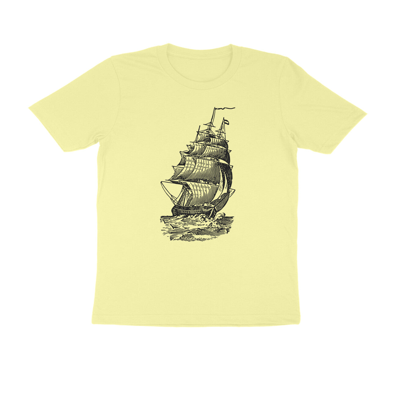 Half-Sleeve Round Neck T-Shirt β Sailing 1!