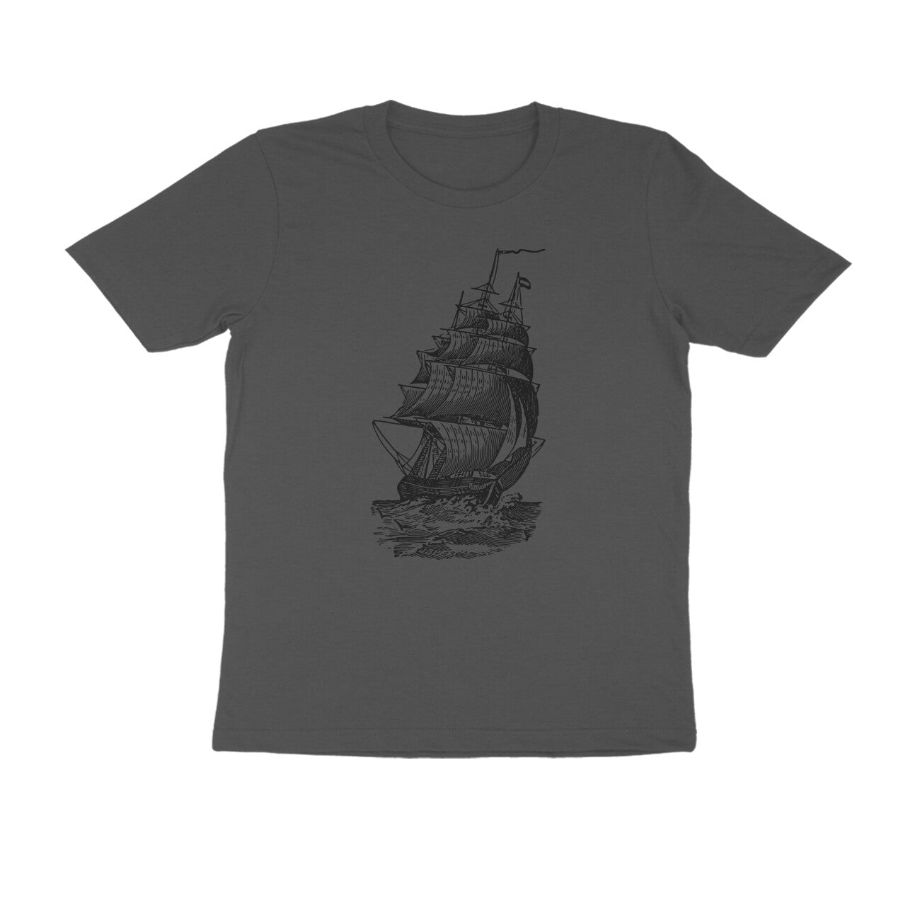 Half-Sleeve Round Neck T-Shirt β Sailing 1!