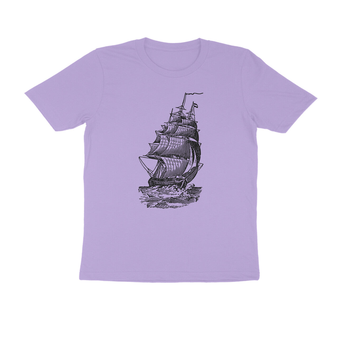 Half-Sleeve Round Neck T-Shirt β Sailing 1!