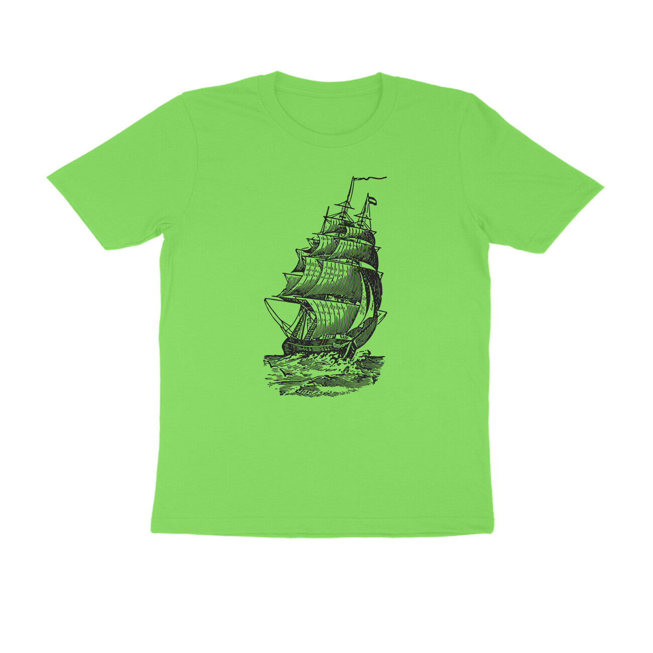 Half-Sleeve Round Neck T-Shirt β Sailing 1!