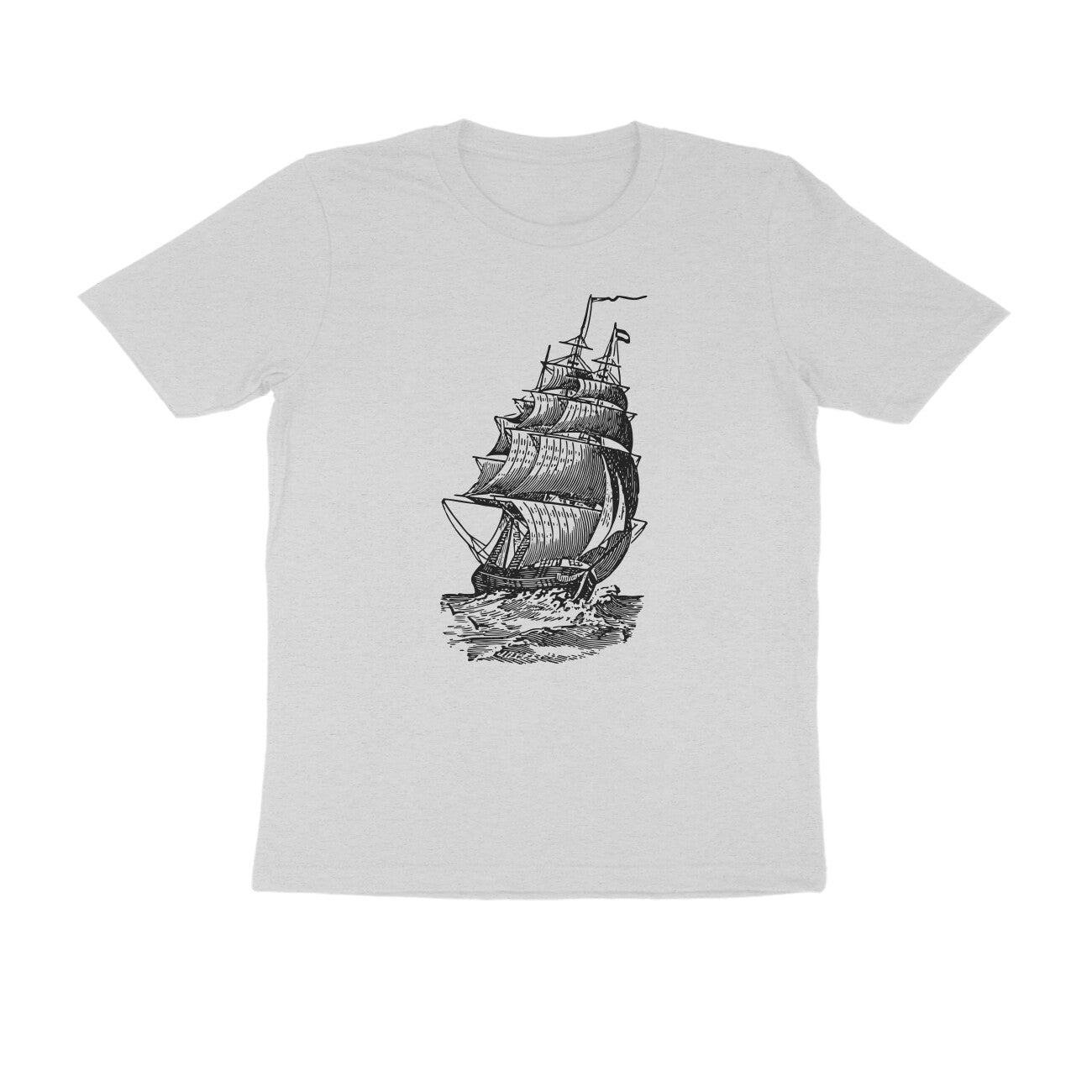 Half-Sleeve Round Neck T-Shirt β Sailing 1!
