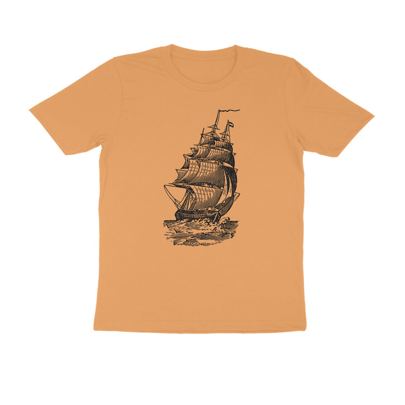 Half-Sleeve Round Neck T-Shirt β Sailing 1!