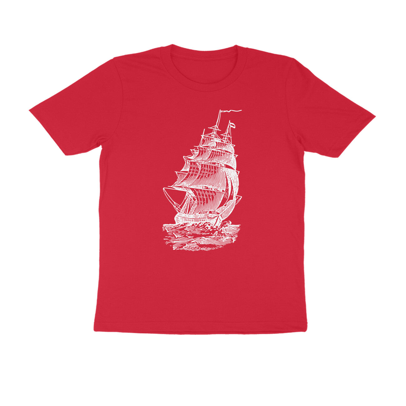Half-Sleeve Round Neck T-Shirt β Sailing 2!