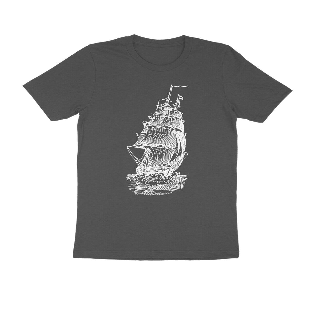 Half-Sleeve Round Neck T-Shirt β Sailing 2!