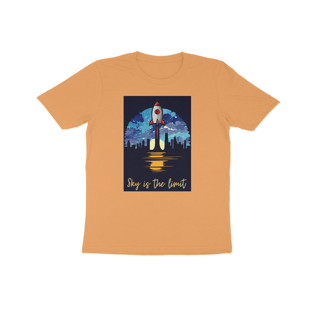 Kids' Half Sleeve Round Neck T-shirt β Sky is the limit