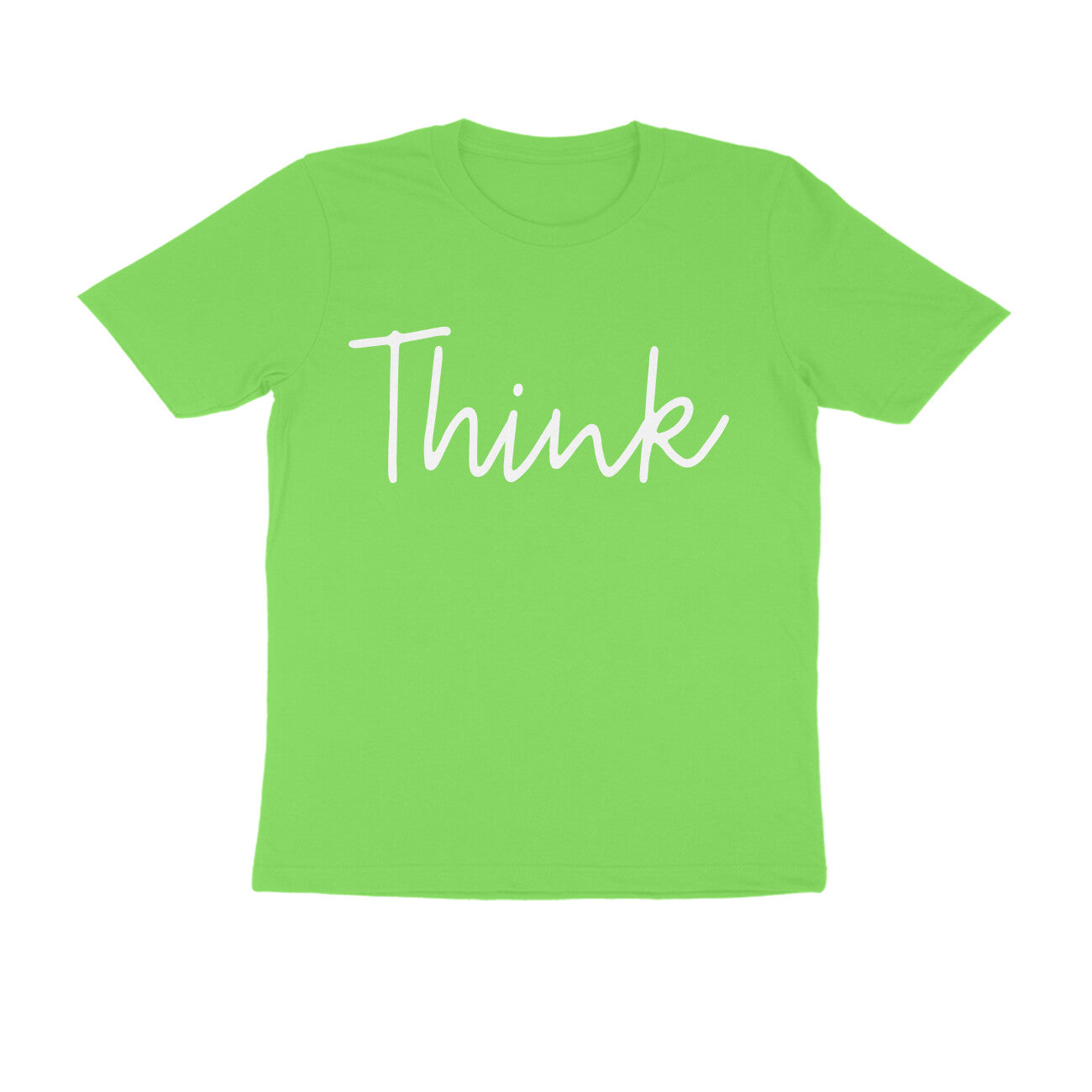 Half-Sleeve Round Neck T-Shirt β Think 1