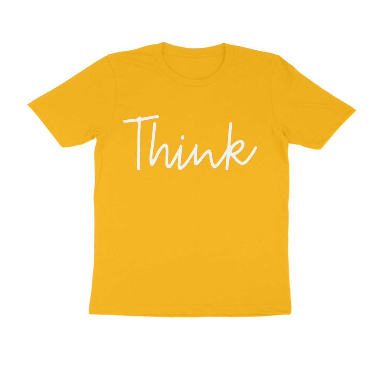 Half-Sleeve Round Neck T-Shirt β Think 1