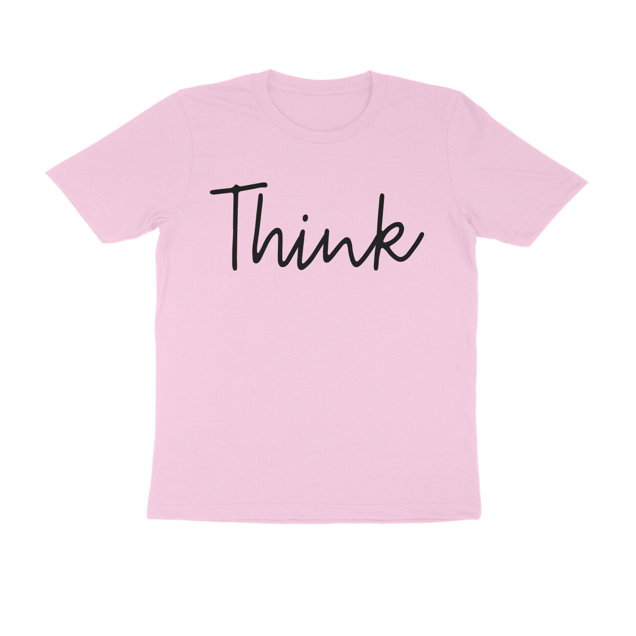 Half-Sleeve Round Neck T-Shirt β Think 2