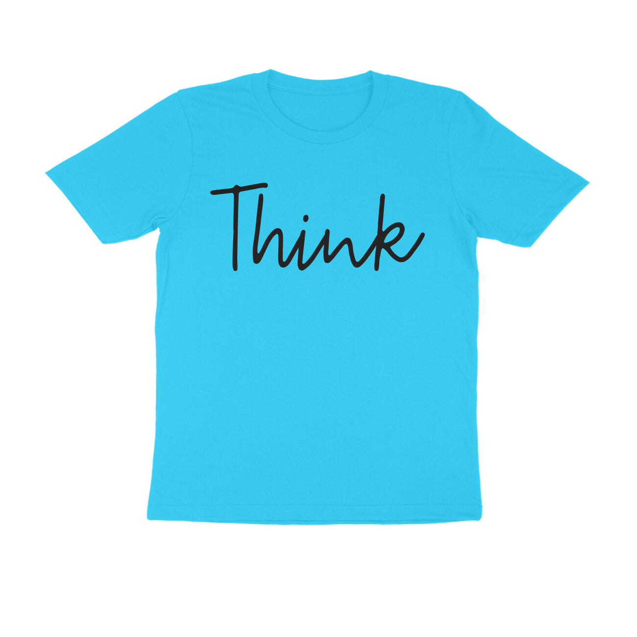 Half-Sleeve Round Neck T-Shirt β Think 2