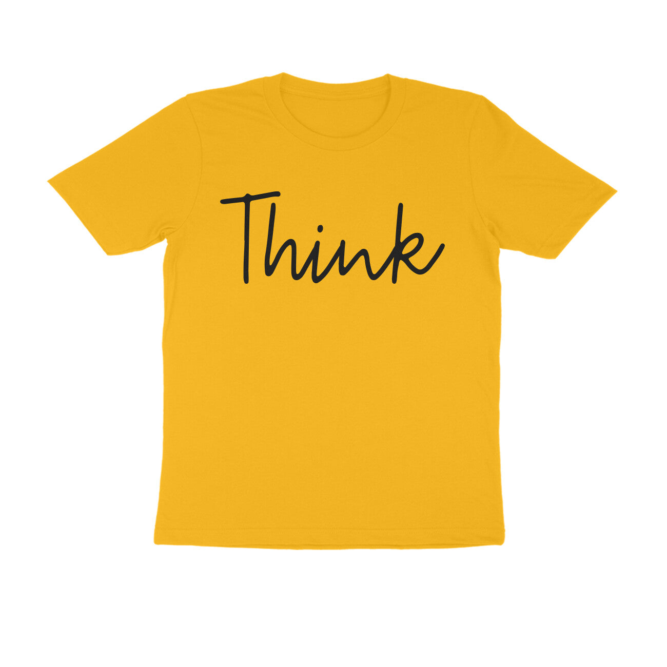 Half-Sleeve Round Neck T-Shirt β Think 2