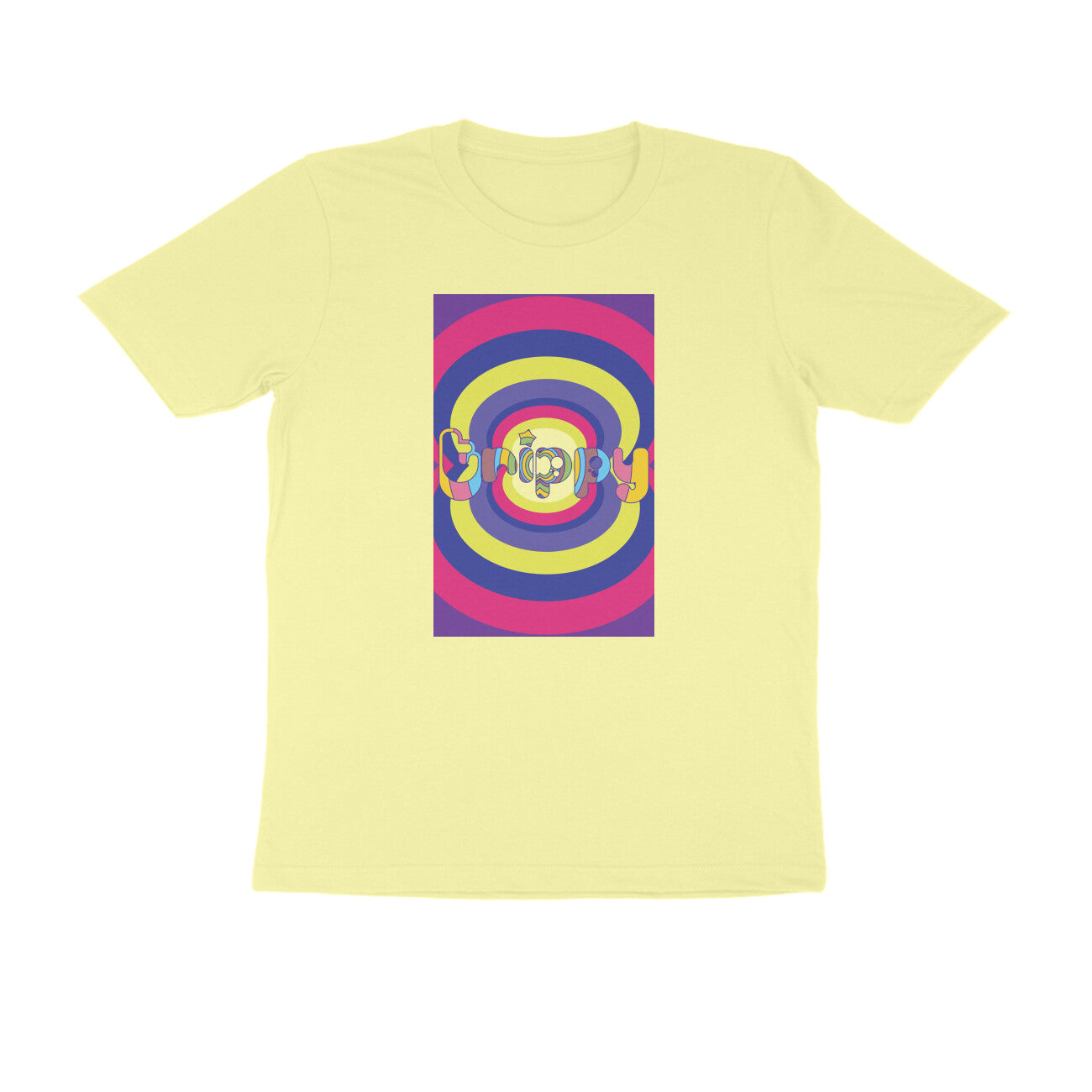 Half-Sleeve Round Neck T-Shirt β Trippy 2