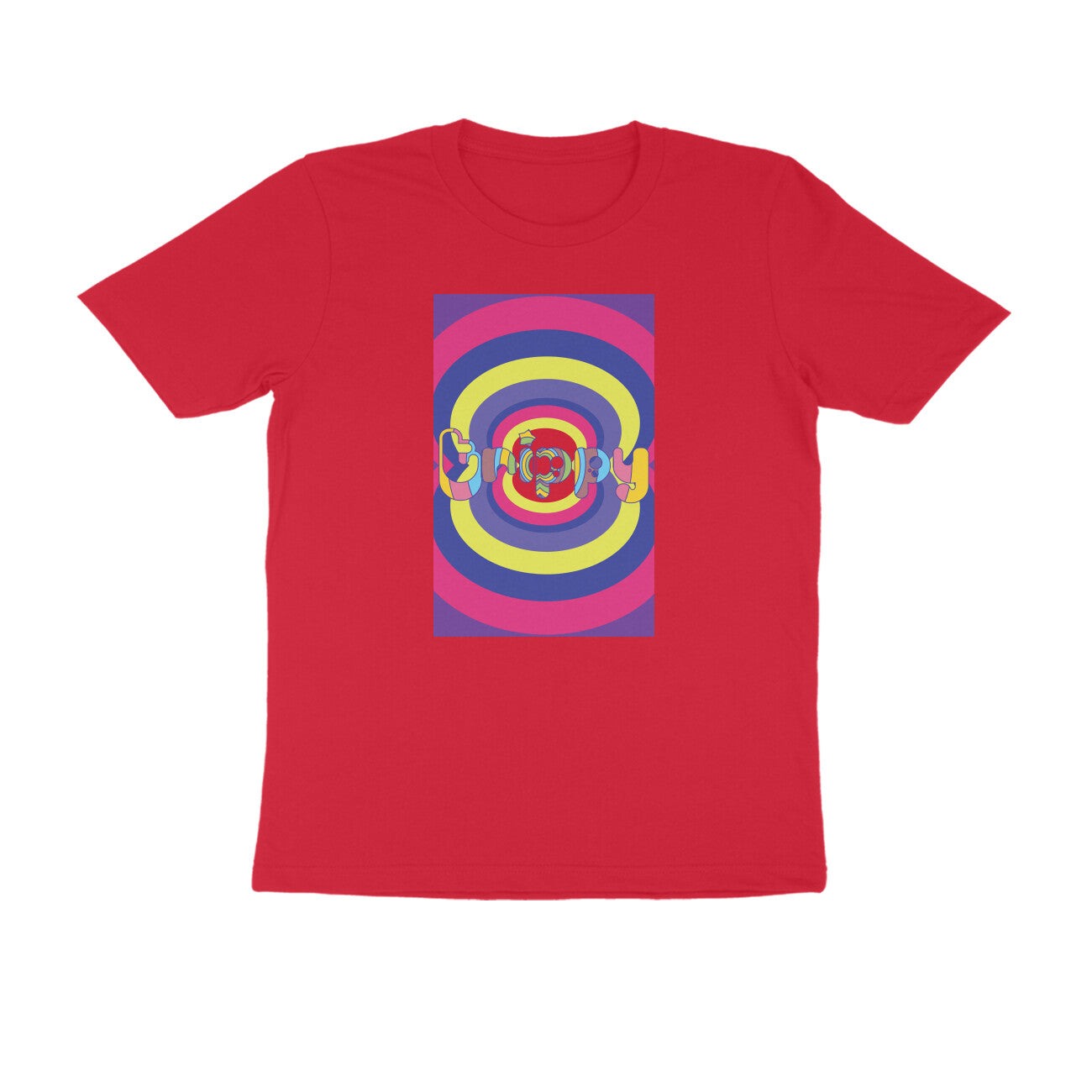 Half-Sleeve Round Neck T-Shirt β Trippy 2