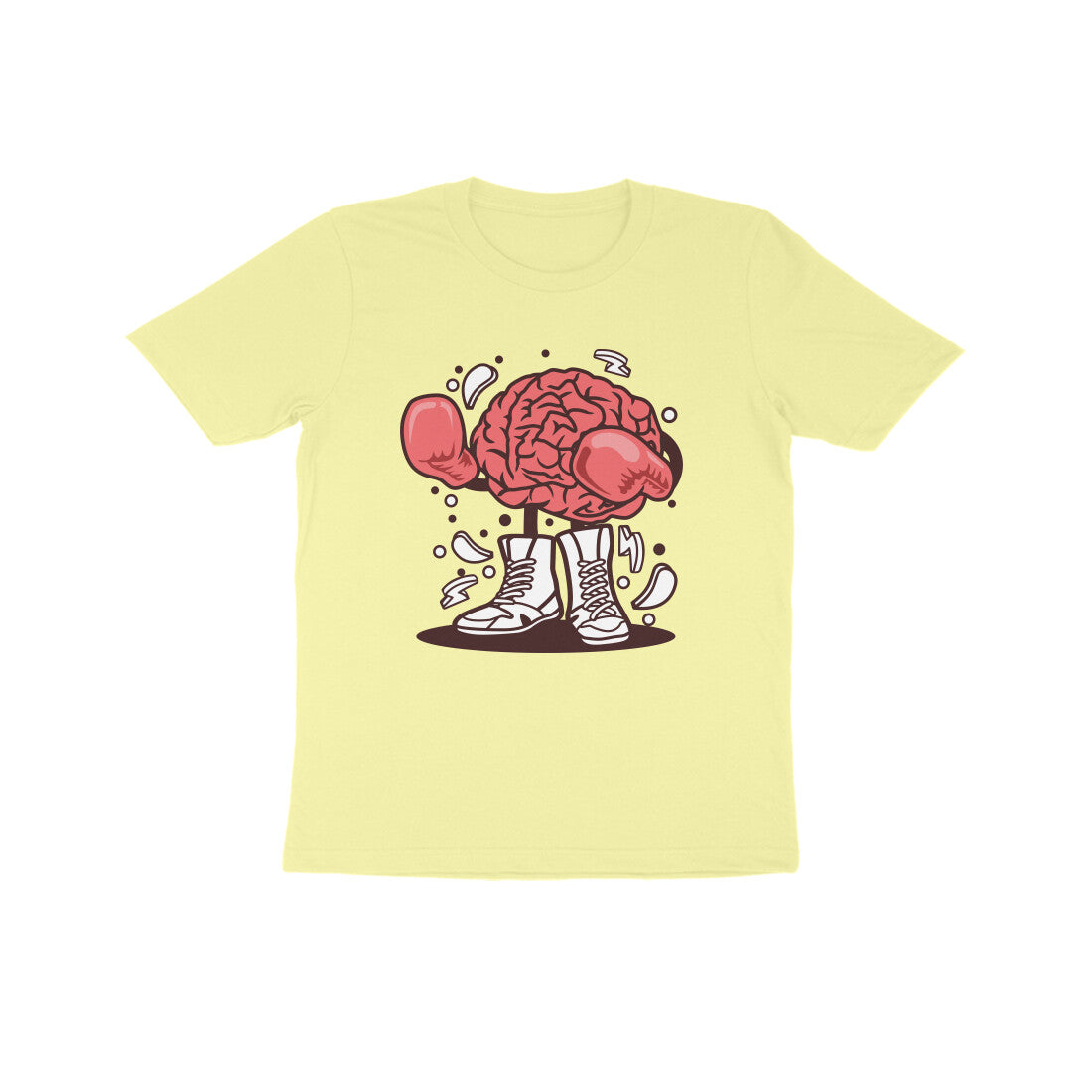Kids' Half Sleeve Round Neck T-shirt β Brain Fight 1