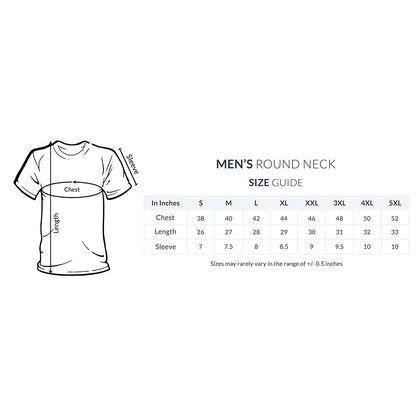 Half-Sleeve Round Neck T-Shirt –Wolf 03