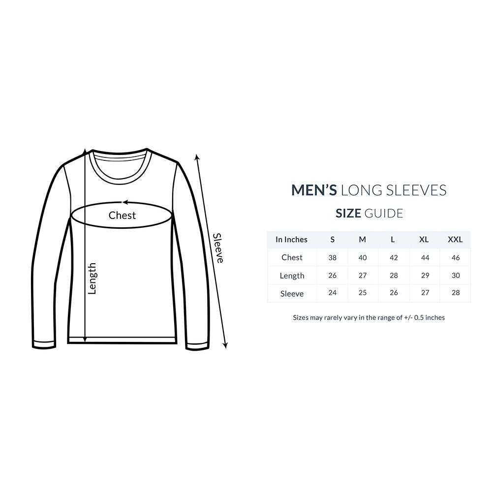 Men's Long Sleeve T-shirt - Bleed Cricket 1