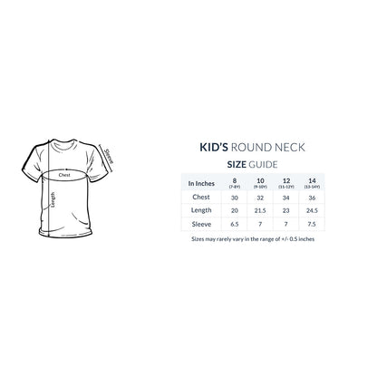 Kids' Half Sleeve Round Neck T-shirt – Crickter -virat kholi