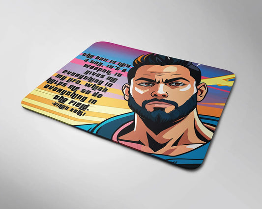 Mouse Pad – Regular - Cricket quotes - virat kohli