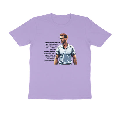 Half-Sleeve Round Neck T-Shirt – Cricket -David Warner - The Reverend