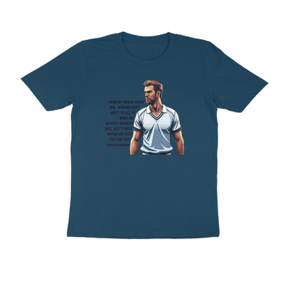 Half-Sleeve Round Neck T-Shirt – Cricket -David Warner - The Reverend