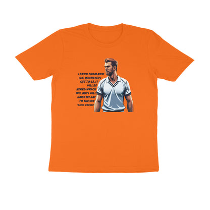 Half-Sleeve Round Neck T-Shirt – Cricket -David Warner - The Reverend