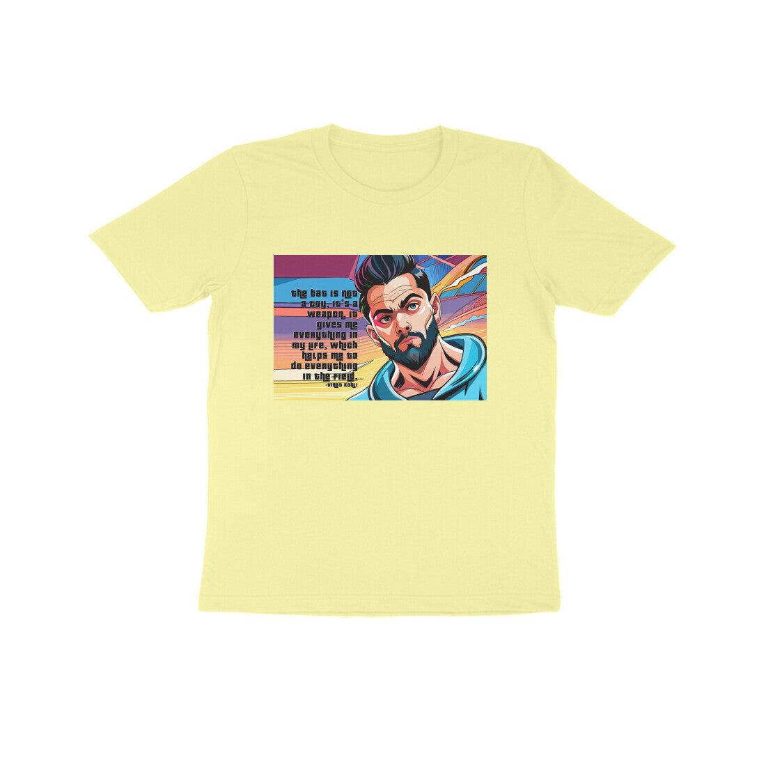 Kids' Half Sleeve Round Neck T-shirt – Crickter -virat kholi