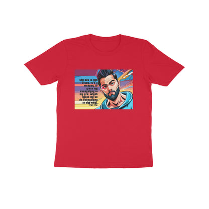 Kids' Half Sleeve Round Neck T-shirt – Crickter -virat kholi