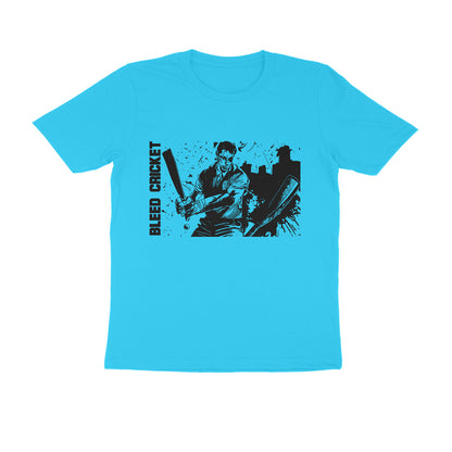 Half-Sleeve Round Neck T-Shirt – Bleed Cricket 1