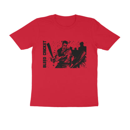 Half-Sleeve Round Neck T-Shirt – Bleed Cricket 1