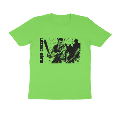 Half-Sleeve Round Neck T-Shirt – Bleed Cricket 1