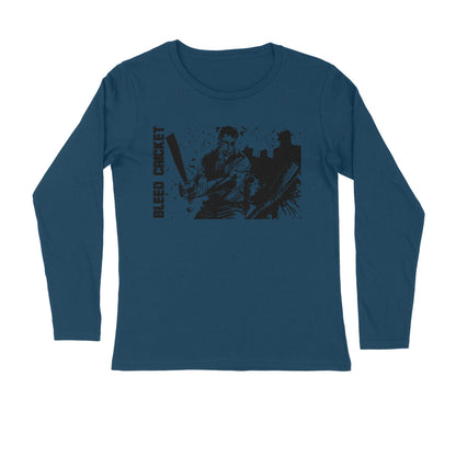 Men's Long Sleeve T-shirt - Bleed Cricket 1