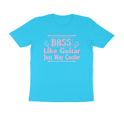 Half Sleeve Round Neck T-Shirt – Bass - like guitar just way cooler puraidoprints