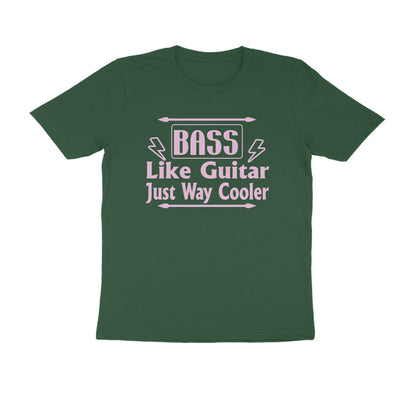 Half Sleeve Round Neck T-Shirt – Bass - like guitar just way cooler puraidoprints