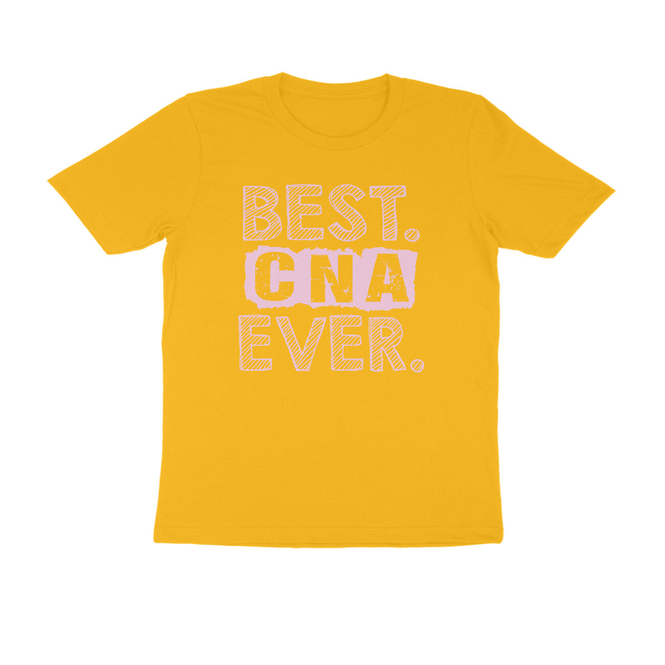 Half Sleeve Round Neck T-Shirt – Best CNA Ever 3 puraidoprints