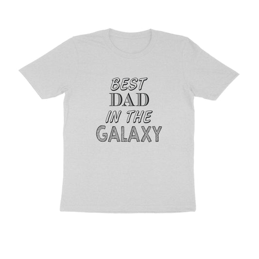 Half Sleeve Round Neck T-Shirt – Best Dad in the Galaxy puraidoprints