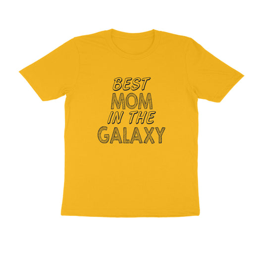 Half Sleeve Round Neck T-Shirt – Best Mom in the Galaxy puraidoprints
