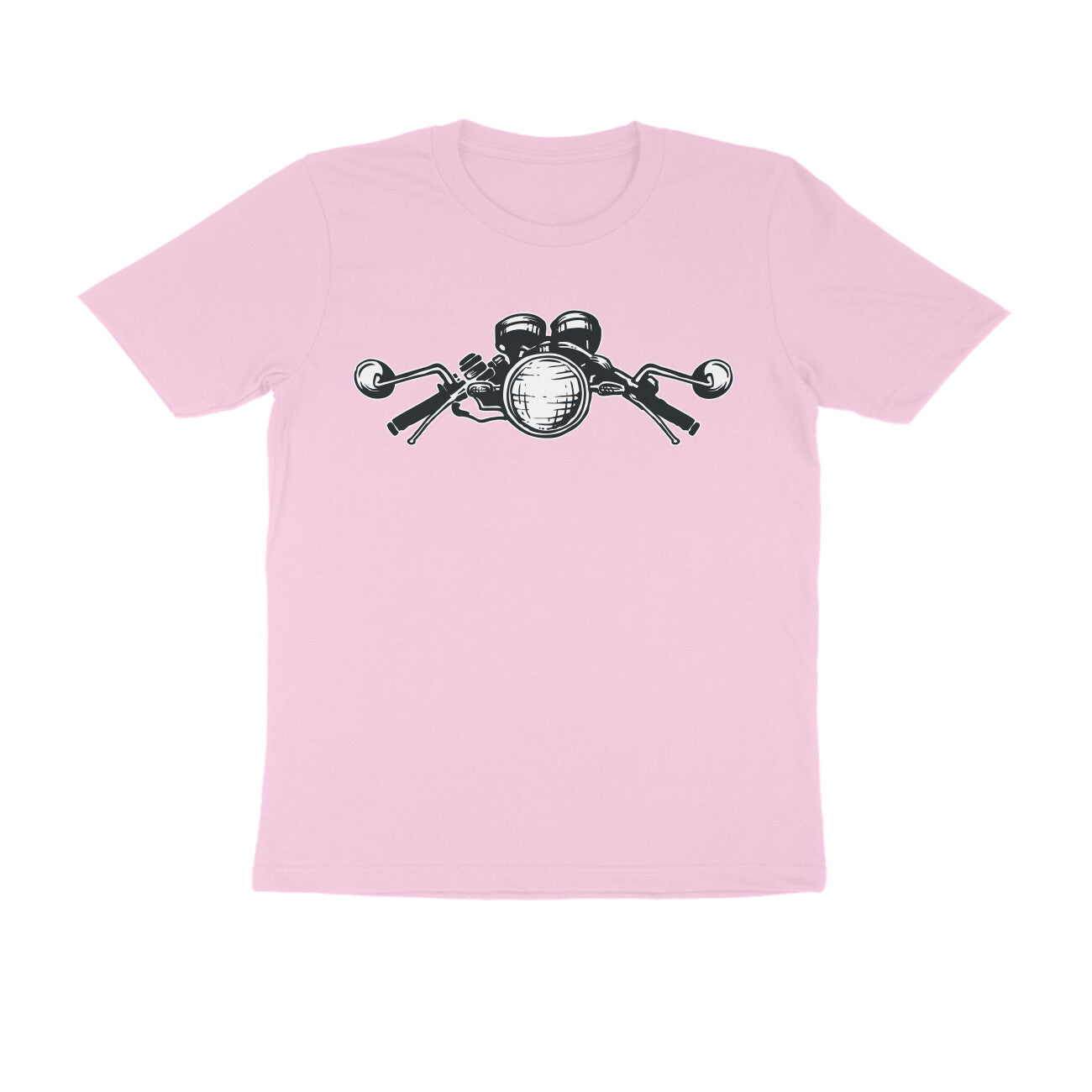 Half Sleeve Round Neck T-Shirt – Biker 3 puraidoprints